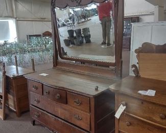 nice selection of antique oak furniture