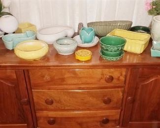 30+ vintage planters. McCoy, Hull, Royal Copley