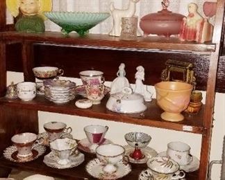 Much pottery, china and figurines