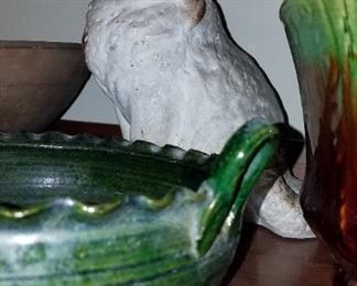 Vintage chalkware. Cat bank