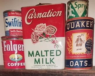 Carnation Milk, Folgers Coffee, Quaker Oats, Swift, Spry