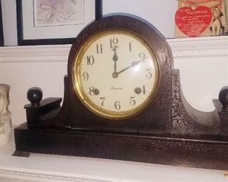 Sessions 8-day Cathedral gong mantle clock