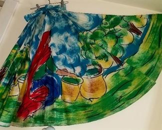 Vintage Mexican circle skirt