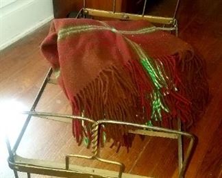 Vintage brass/copper doll bed