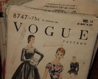 Vintage patterns. Vogue