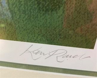 ken Rauch signed and dated print 