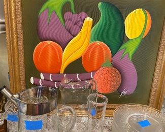 Fun Signed oil of fruits and veges