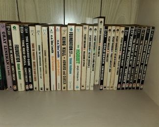 Vintage Horror/Sci-Fi Paperback Books