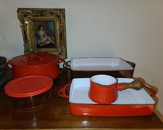 Vintage Mid-Century Modern European Bakeware