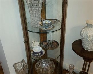 Antique Round Display Case