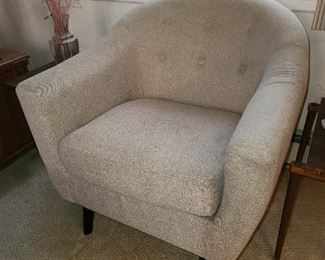 Modern Style Gray Club Chair