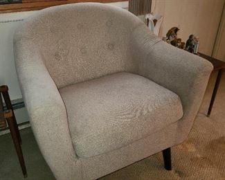 Modern Style Gray Club Chair