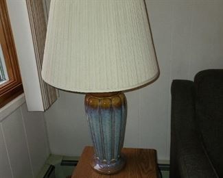 Lamp W/ Crystal Bowl