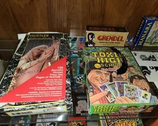 Vintage Hustler & Toxic High Trading Cards W/ Boxes