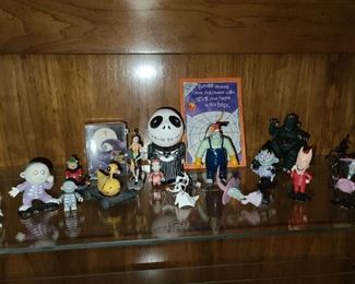 Nightmare Before Christmas Figures, Ornaments, Bobble Head, & Cards