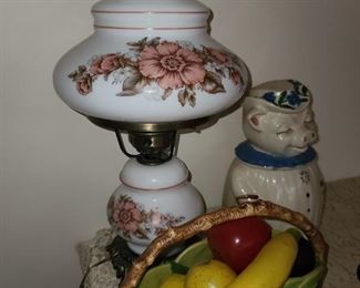 Vintage Hurricane Lamp