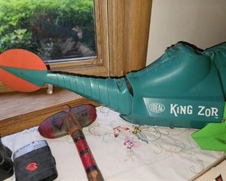 Vintage Ideal King Zor Dinosaur