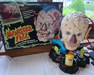 Vintage Monster Face Toy (WITH ORIGINAL BOX & PIECES!)