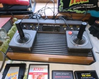 Vintage Atari Game System & Games