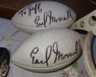 Mini Autographed Footballs