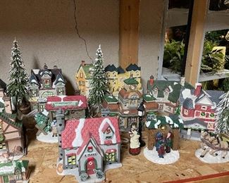 Dept 56 holiday village houses 