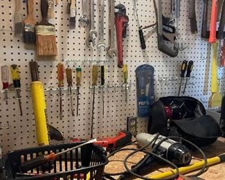 Hand Tools - very organized; neat and tidy