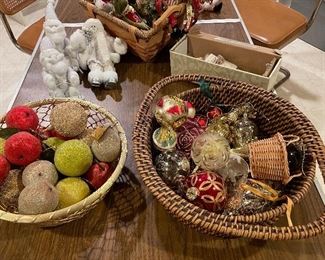 holiday balls and ornaments