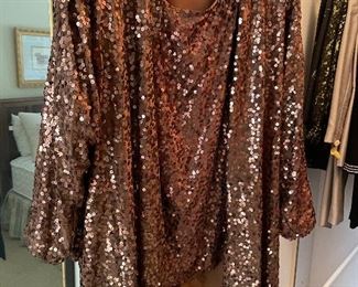 Beaded camisole and jacket - size L