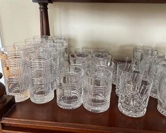 Ralph Lauren and Waterford glassware