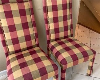 Parsons-styled side chairs - 2 available