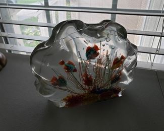 Vintage Murano aquarium