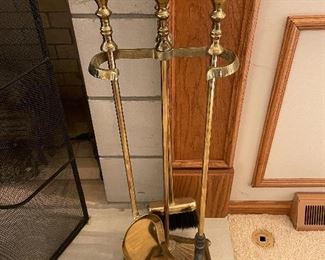 Brass Fireplace Tools