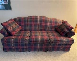 Plaid Sofa