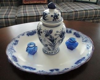 Assortment of Blue & White China