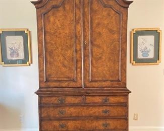 Available for pre-sale. Check out the height on this beautiful entertainment armoire —> 92”H x 51” W x 24”D 

Scratches show on inside cabinet where tv has been, but exterior looks good! $550 obo

Call or text Lisa @ 615-854-8535