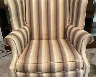 Available for pre-sale: Wide wingback chair. Sturdy and comfortable! Water stains underneath cushion on chair. Needs a good cleaning, but is a great chair and worth the sweat equity! $180

Call Lisa @ 615-854-8535