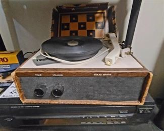 Vintage Vanity Fair record player