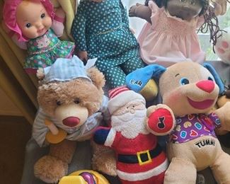 Kids toys & dolls including Cabbage Patch & Mrs. Beasley 