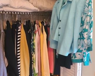 Women designer clothes and bedding