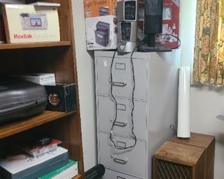 Humidifiers 
Metal filing cabinet
Vintage speakers
Paper shredder