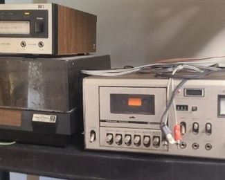 Vintage Realistic 8 track stereo &
Realistic turn table