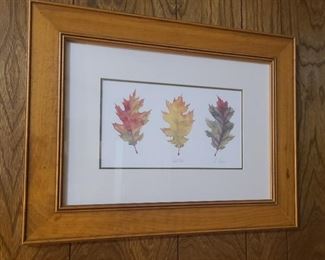 Autumn leaves art
