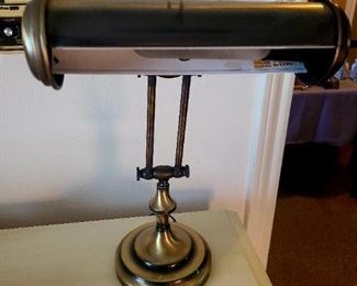 Brass piano/bankers lamp
