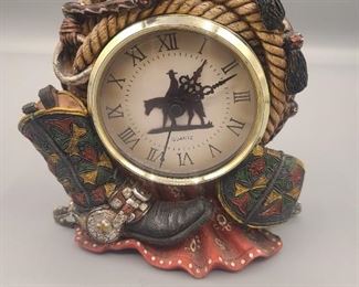 Cowboy style quartz clock