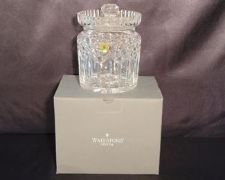 NIB Waterford Lismore Biscuit Barrel, Ireland