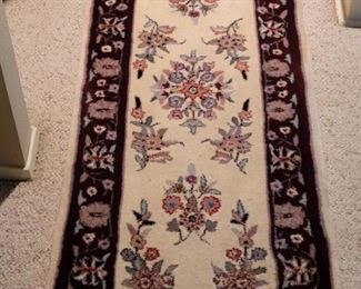 Heavy Woven Oriental Area Rug Runner