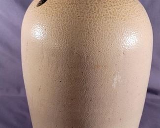 Antique Salt Glaze Stoneware Jug, Maker's Mark