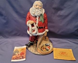 Limited Edition 15in Santa Claus Figurine with COA