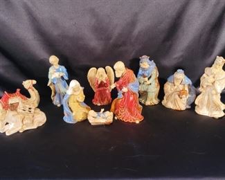 Ceramic Nativity Set
