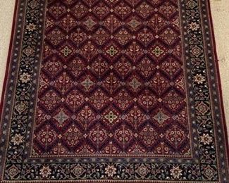 Hand Woven Oriental Area Rug is 111 x 145